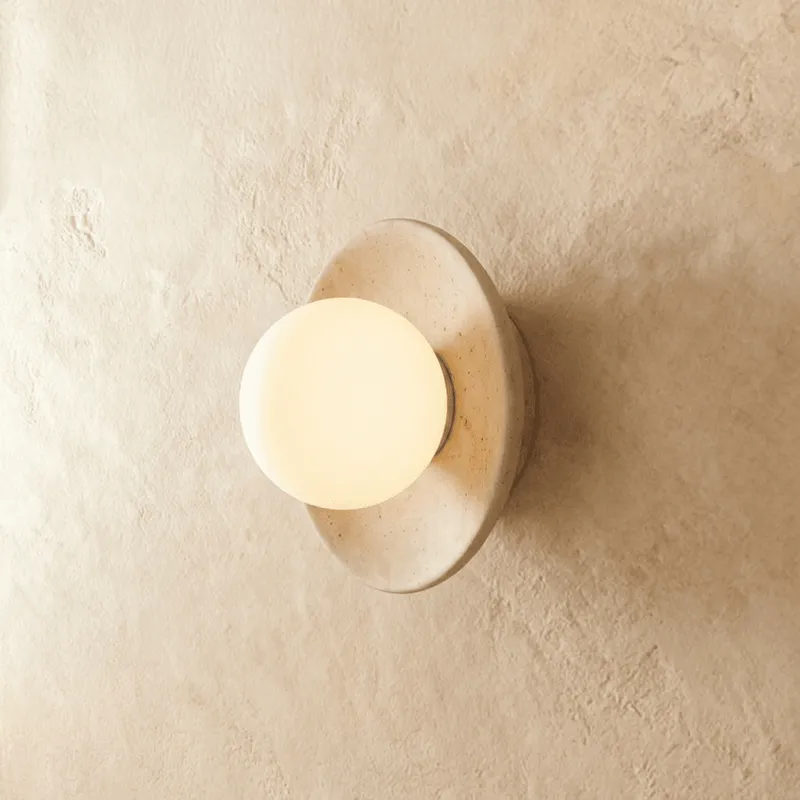 Eretoq Travertine Lamp — Zarvo Lighting LED Wall Lights 12.0W 