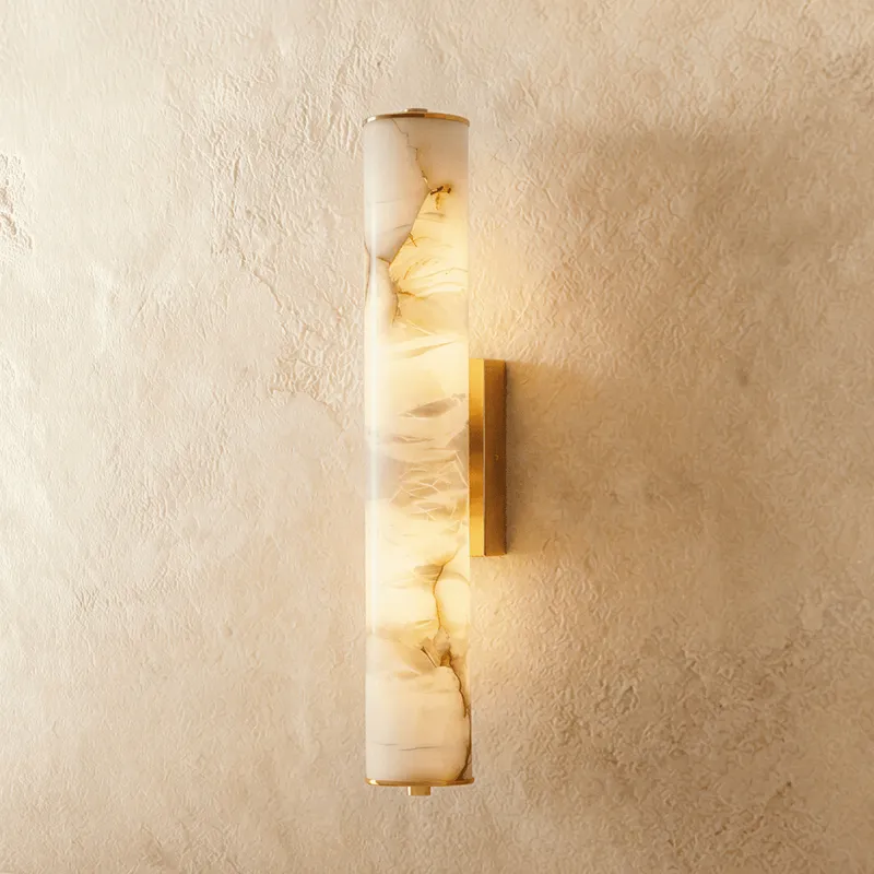 Tong Alabaster Wall Lamp — Zarvo Lighting LED Wall Lights  3000K