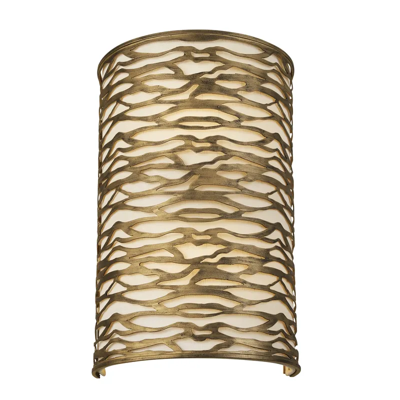 Kato 2 Light Wall Sconce - Havana Gold — Varaluz Lighting LED Wall Lights  