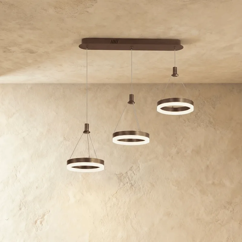 Aitu Round Chandelier — Zarvo Lighting LED Pendant Lights 80.0W 3000K