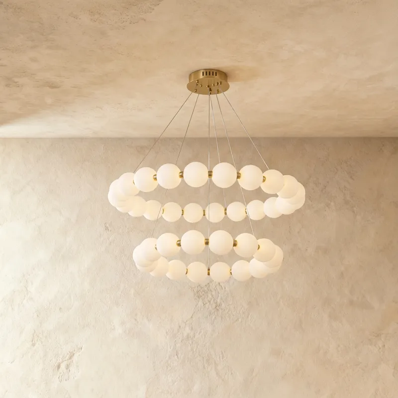 Agnes Chandelier — Zarvo Lighting LED Pendant Lights 30.0W 3000K