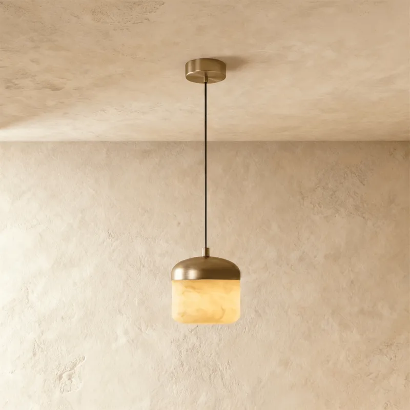 Asta Alabaster Pendant Light — Zarvo Lighting LED Pendant Lights  