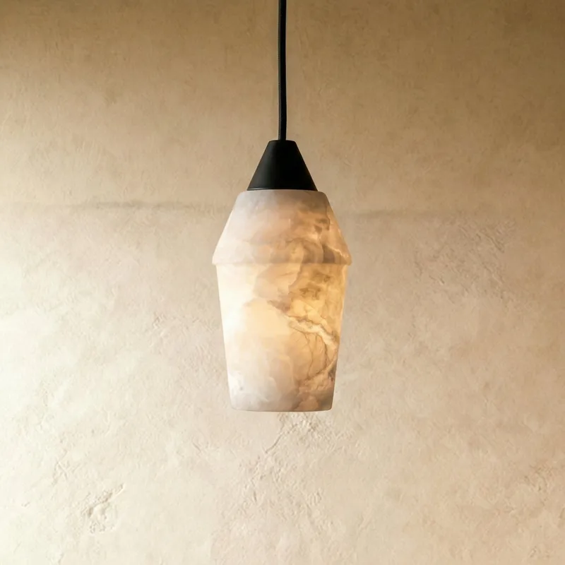 Viviana Alabaster Pendant Light — Zarvo Lighting LED Pendant Lights  