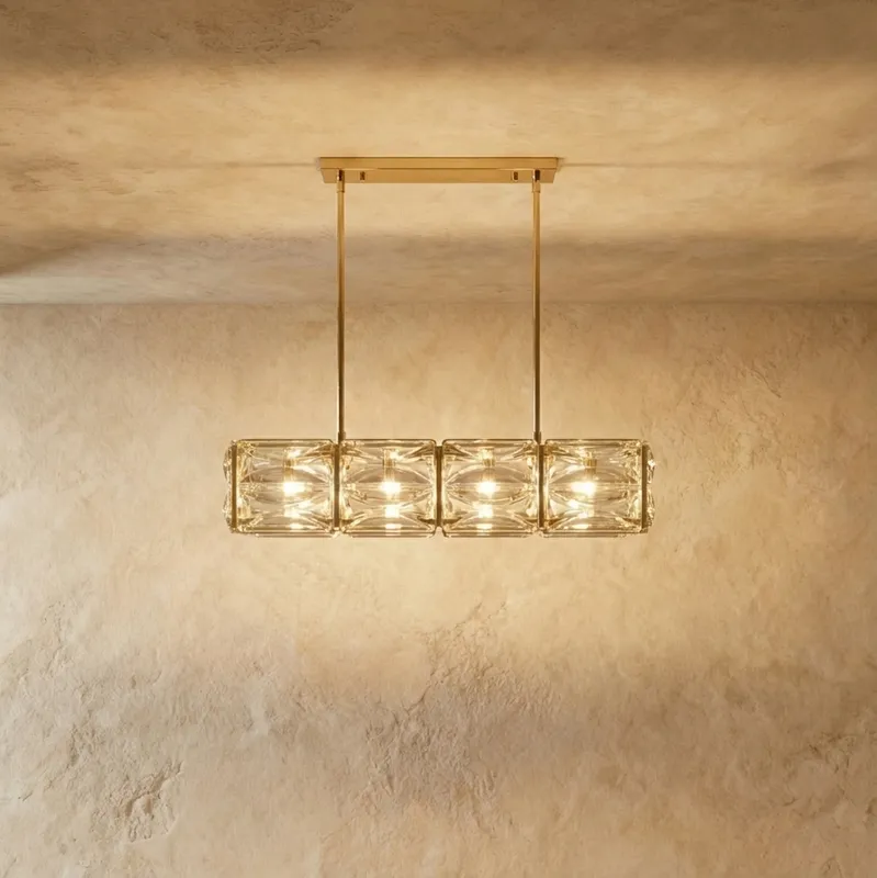 Nyvora Linear Chandelier — Zarvo Lighting LED Linear Lights 60.0W 3000K
