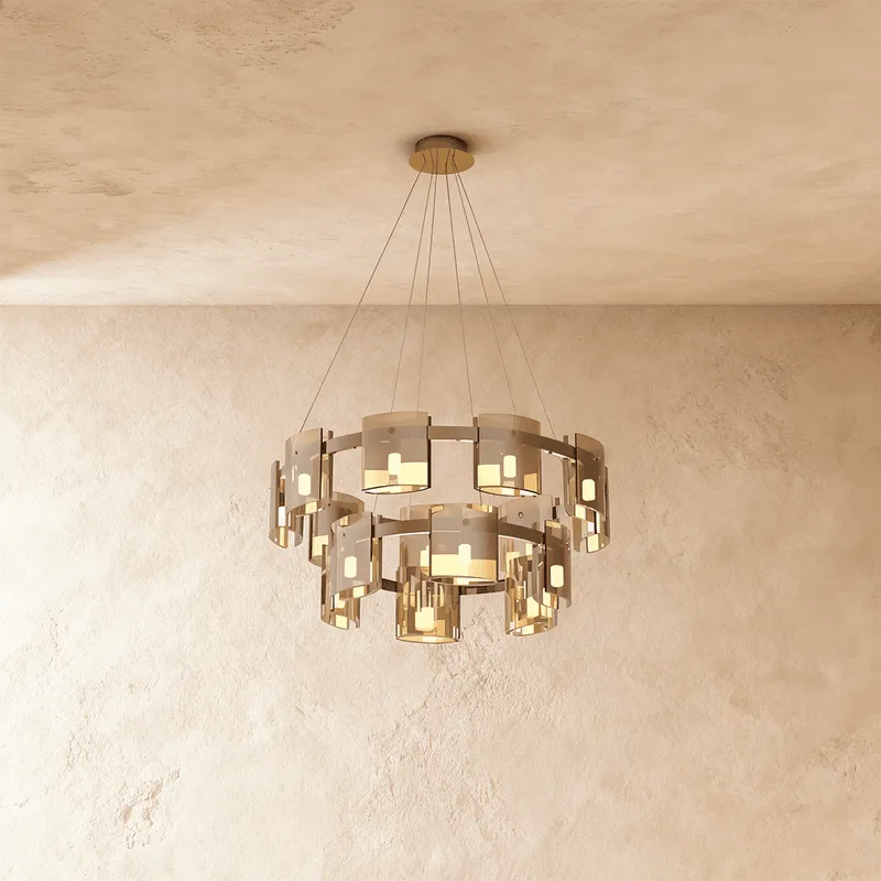 Strass Chandelier — Zarvo Lighting LED Pendant Lights 30.0W 3000K