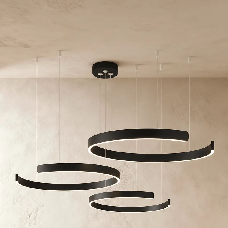 Halo Chandelier — Zarvo Lighting LED Pendant Lights 24.0W 3000K