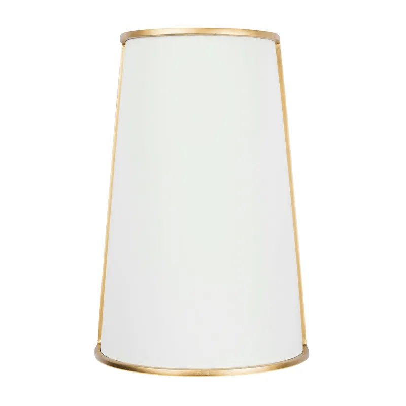 Coco 2 Light Sconce - Matte White/French Gold — Varaluz Lighting LED Wall Lights  