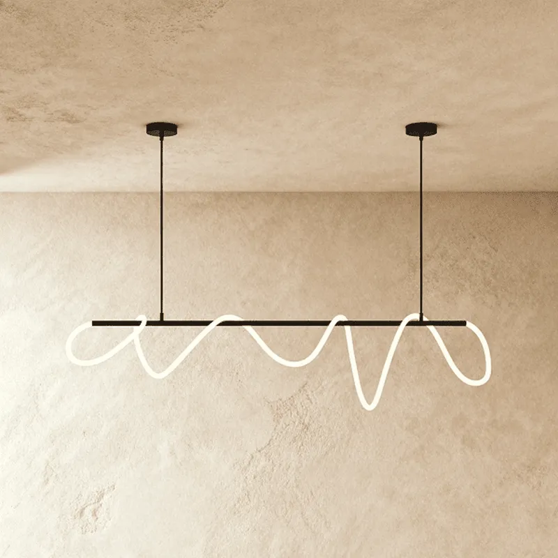 Linea Chandelier — Zarvo Lighting LED Linear Lights  3000K