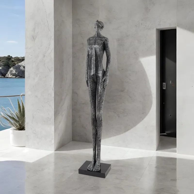 Silent Poise Sculpture // Black — Finesse Decor LED General Lighting  