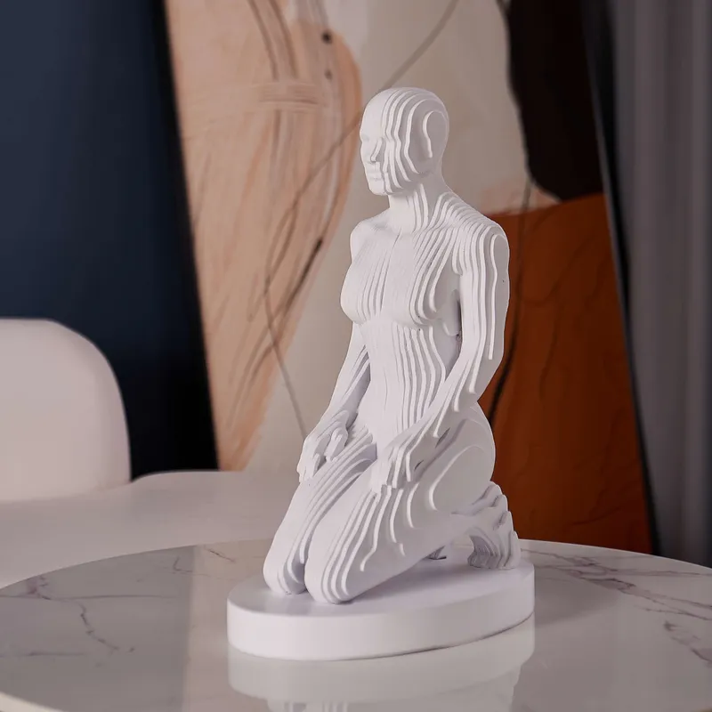 Woman Pixel // Matte White — Finesse Decor LED General Lighting  