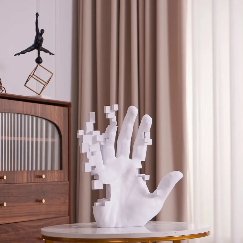 Pixel Hand // Matte White — Finesse Decor LED General Lighting  