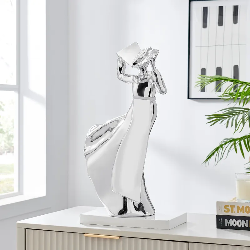 Solange Sculpture // Chrome — Finesse Decor LED General Lighting  