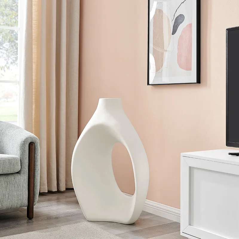 Simi Vase Large // White — Finesse Decor LED General Lighting  