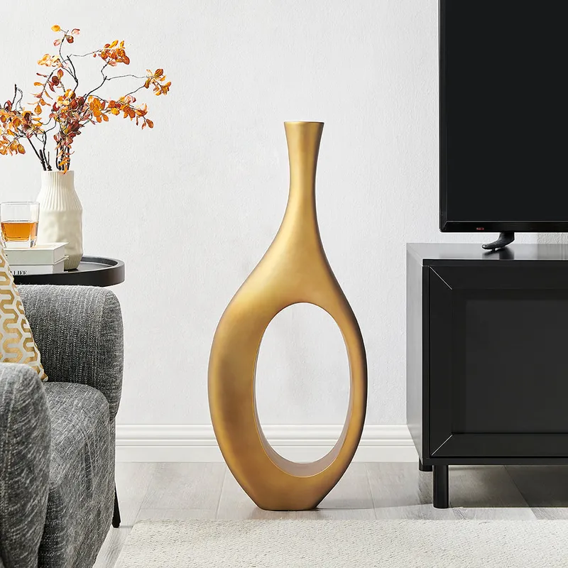 Trombone Vase Large // Matte Bronze — Finesse Decor LED General Lighting  