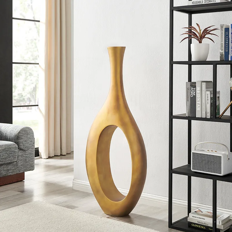 Trombone Vase Small // Matte Bronze — Finesse Decor LED General Lighting  