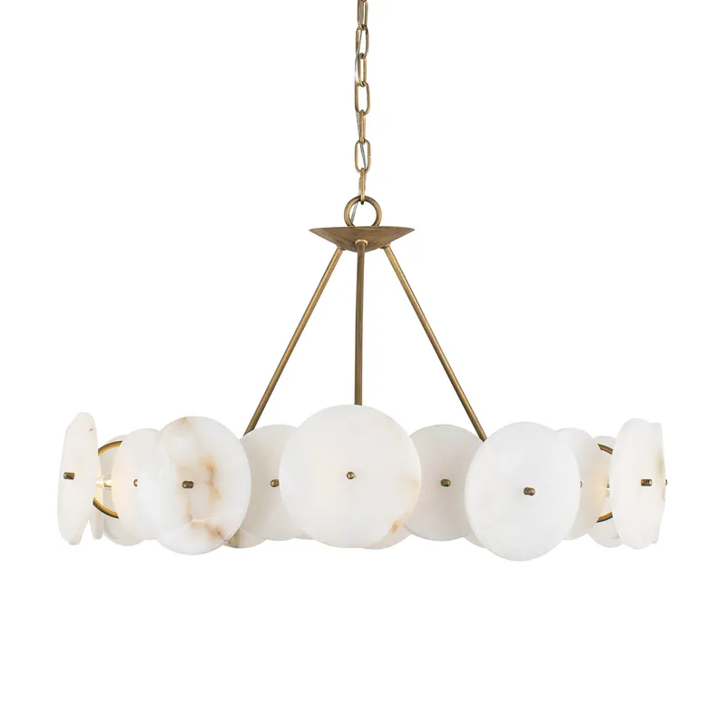 Cosmos 6 Light Chandelier - Havana Gold — Varaluz Lighting LED Landscape Lights  