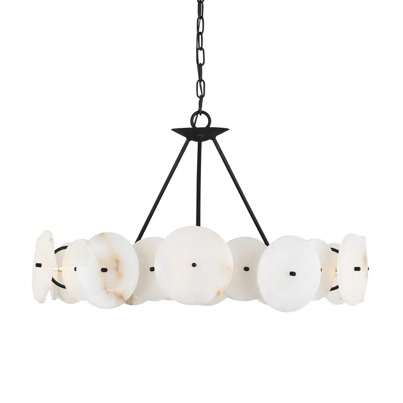 Cosmos 6 Light   Chandelier - Matte Black — Varaluz Lighting LED Landscape Lights  