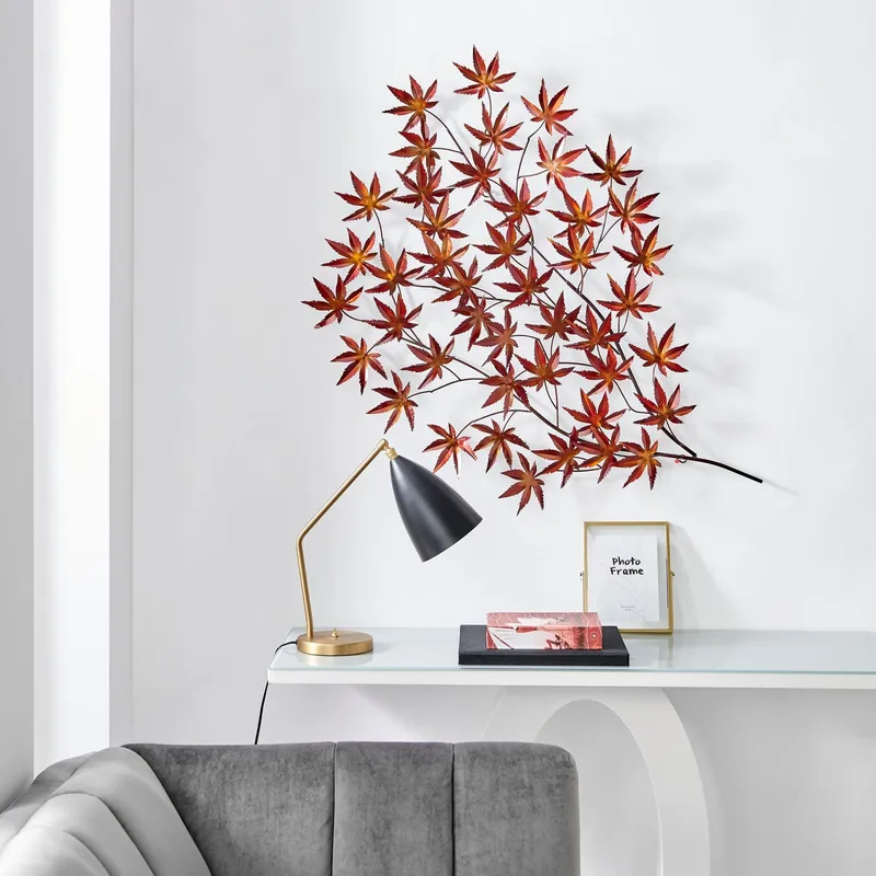 Fall Leaves Wall Art // Earthtones — Finesse Decor LED General Lighting  