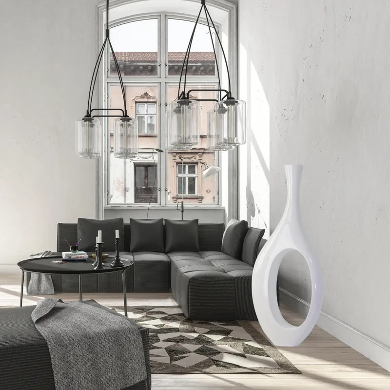 Trombone Vase // Large White — Finesse Decor LED General Lighting  