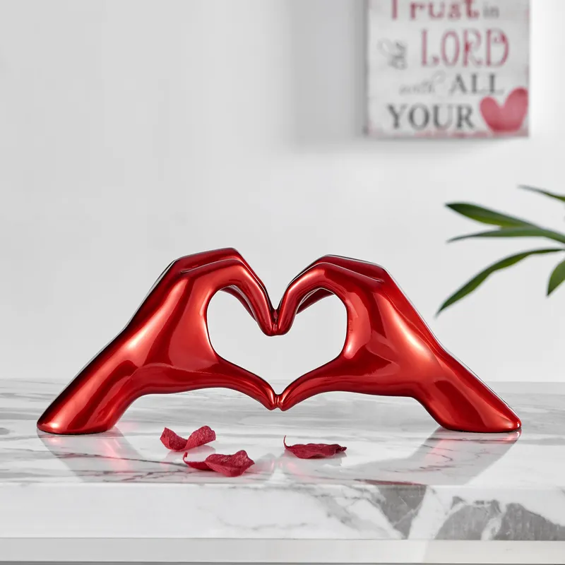 Heart Hands // Metallic Red — Finesse Decor LED General Lighting  