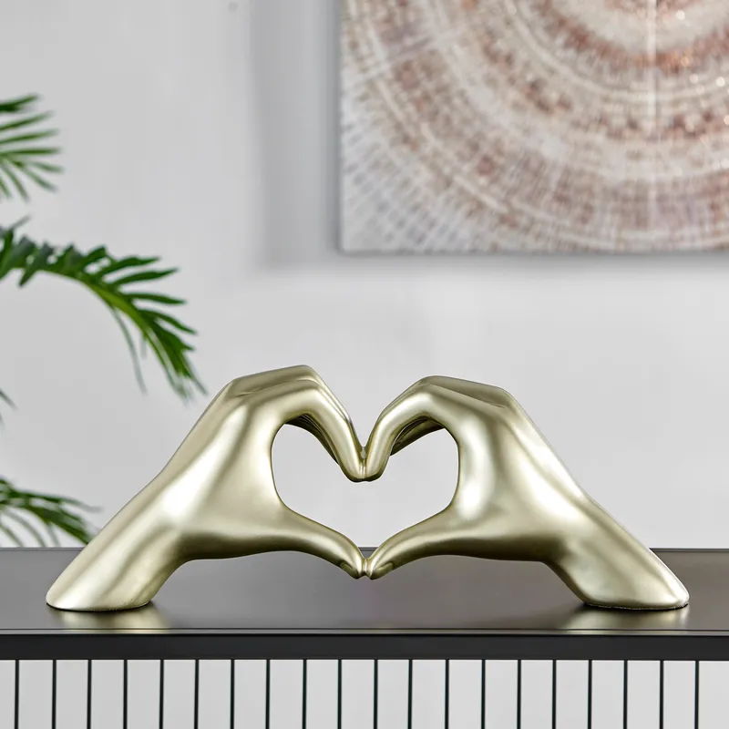 Heart Hands // Champagne Gold — Finesse Decor LED General Lighting  