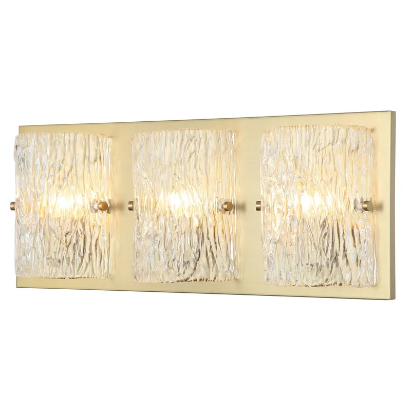 Morgan 3 Light Bath - Satin Brass — Varaluz Lighting LED Smart & Connected Lighting  