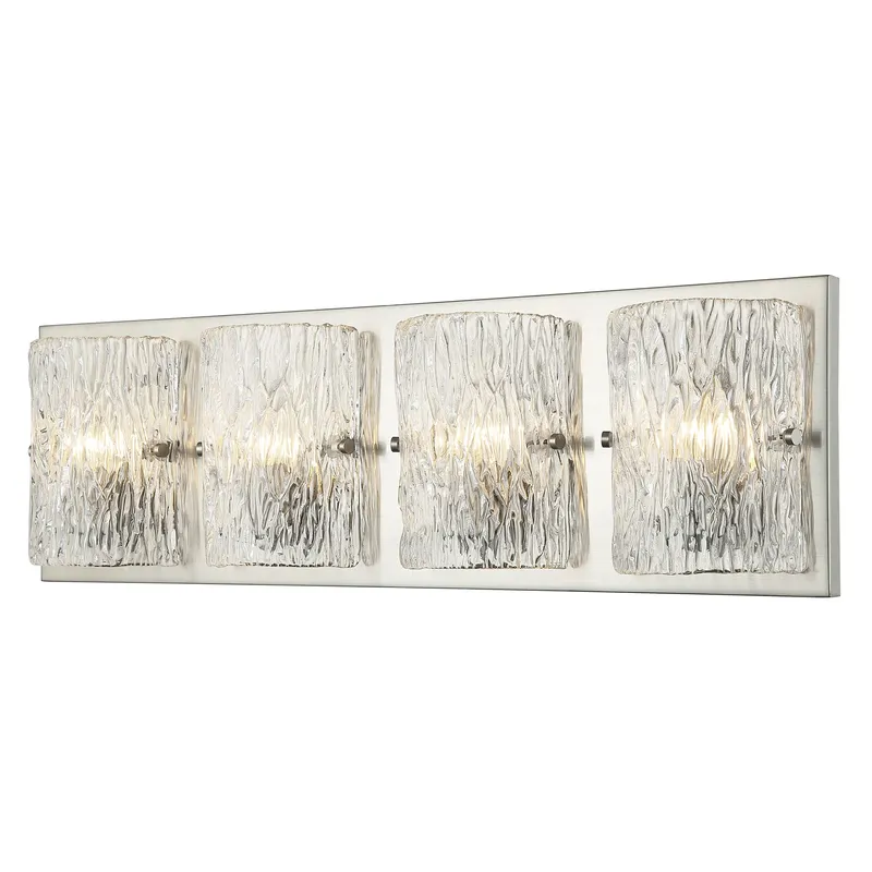 Morgan 4 Light Bath - Brushed Nickel — Varaluz Lighting LED Smart & Connected Lighting  