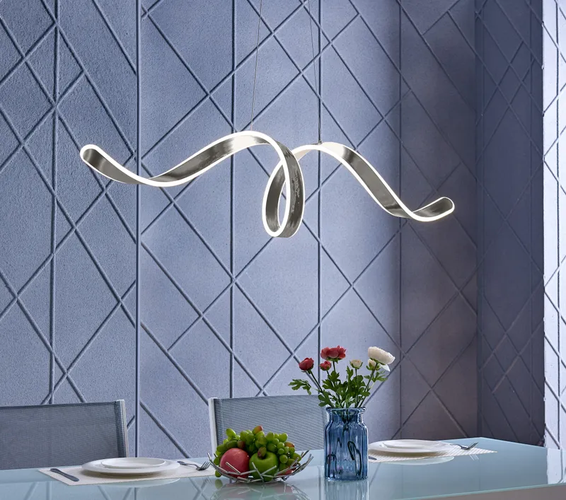 Copenhagen LED Chandelier // Chrome — Finesse Decor LED Pendant Lights 45.0W 4000K