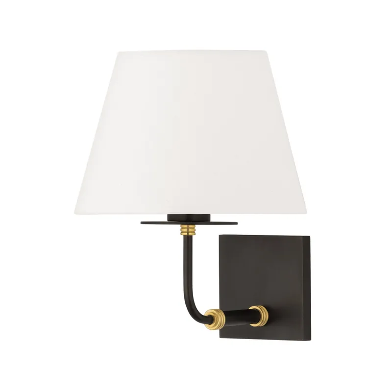 Crown Heights 1-Light Wall Sconce in Aged Brass 9.25W x 11.25H — Foundry Lighting LED Wall Lights 25.0W 