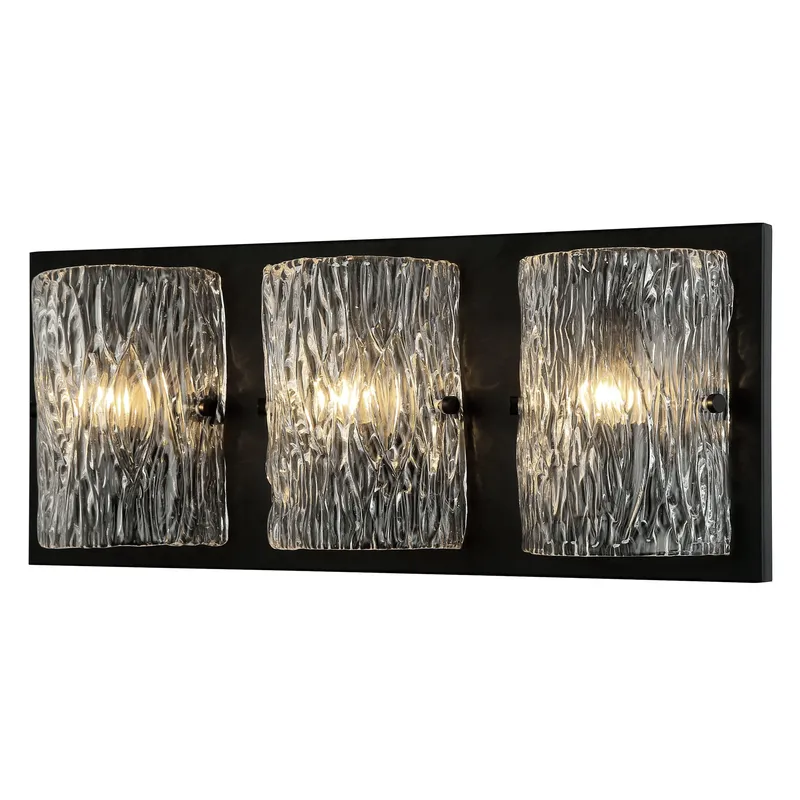 Morgan 3 Light Bath - Black — Varaluz Lighting LED Smart & Connected Lighting  
