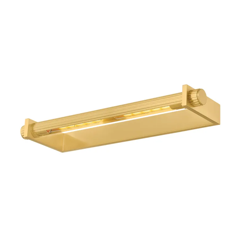 Judd 2-Light Picture Light in Aged Brass 26.5W x 2.5H (1327-AGB) — Foundry Lighting LED General Lighting 26.5W 
