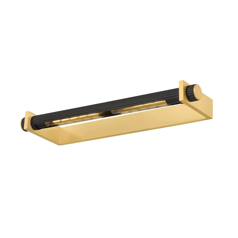 Judd 2-Light Picture Light in Aged Brass 26.5W x 2.5H (1327-AGB/DB) — Foundry Lighting LED General Lighting 26.5W 