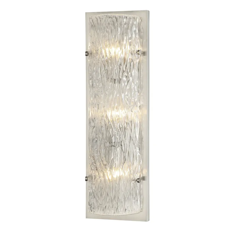 Morgan 3 Light Sconce - Brushed Nickel — Varaluz Lighting LED Wall Lights  