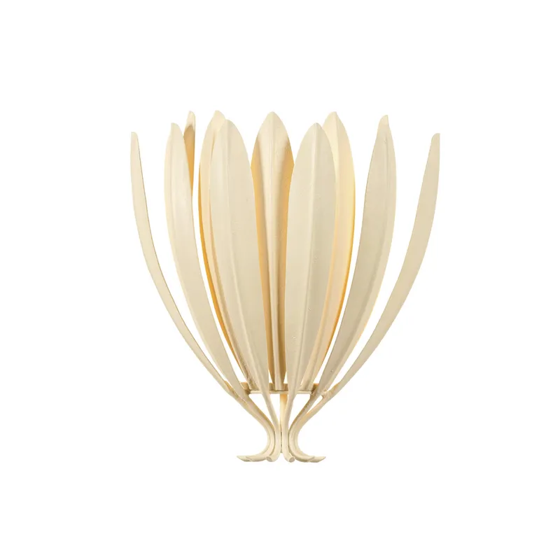 Whitfield 1-Light Wall Sconce in Cream Plaster 11.75W x 13H — Foundry Lighting LED Wall Lights 75.0W 