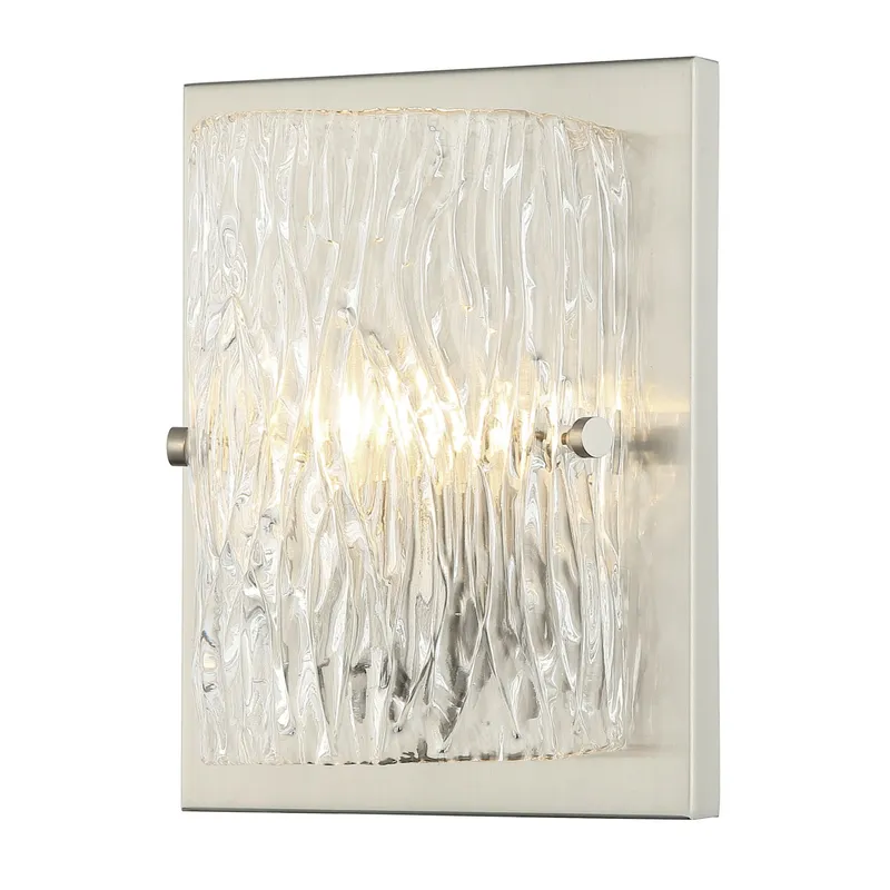 Morgan 1 Light Sconce - Brushed Nickel — Varaluz Lighting LED Wall Lights  