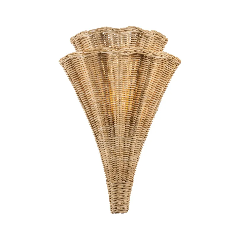 Arverne 2-Light Wall Sconce in Vintage Gold Leaf 11W x 17H — Foundry Lighting LED Wall Lights 11.0W 