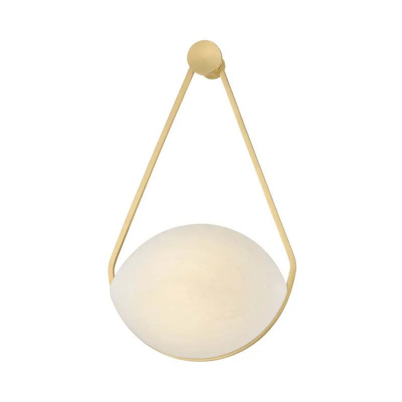 Blaina 1-Light Wall Sconce in Aged Brass 10.5W x 18H — Foundry Lighting LED Wall Lights 10.5W 