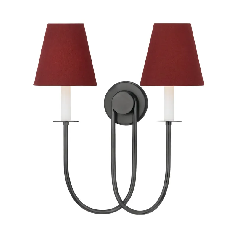 Midtown 2-Light Wall Sconce in Old Bronze 17.5W x 19.75H — Foundry Lighting LED Wall Lights 17.5W 