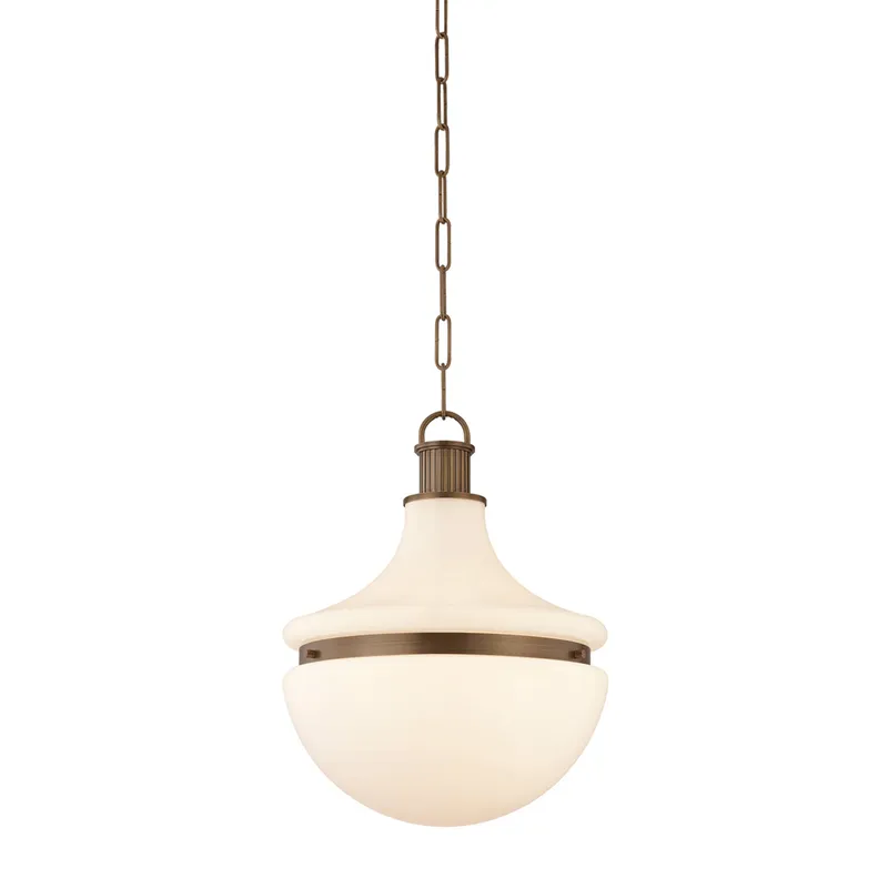 Barryville 1-Light Pendant in Historic Bronze 15.75W x 20.25H — Foundry Lighting LED Pendant Lights 75.0W 