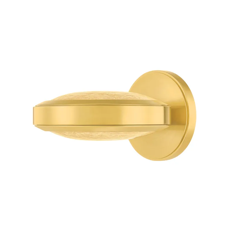 Harris 1-Light Wall Sconce in Aged Brass 6.75W x 4.75H — Foundry Lighting LED Wall Lights 75.0W 
