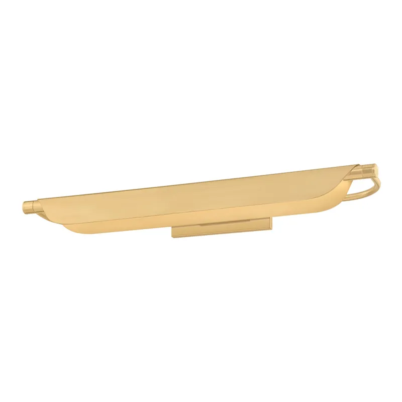 Tinwald 1-Light Picture Light in Aged Brass 27W x 3.75H — Foundry Lighting LED General Lighting 27.0W 