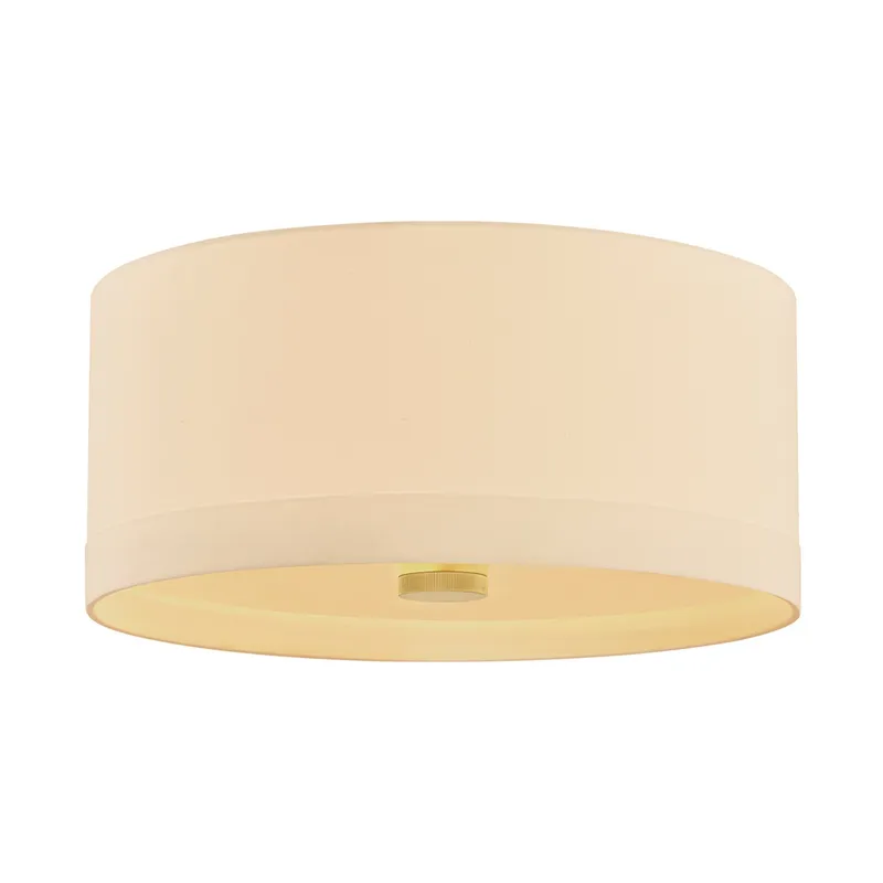 Ashland 4-Light Flush Mount in Aged Brass 22W x 10.25H — Foundry Lighting LED Ceiling Lights 22.0W 