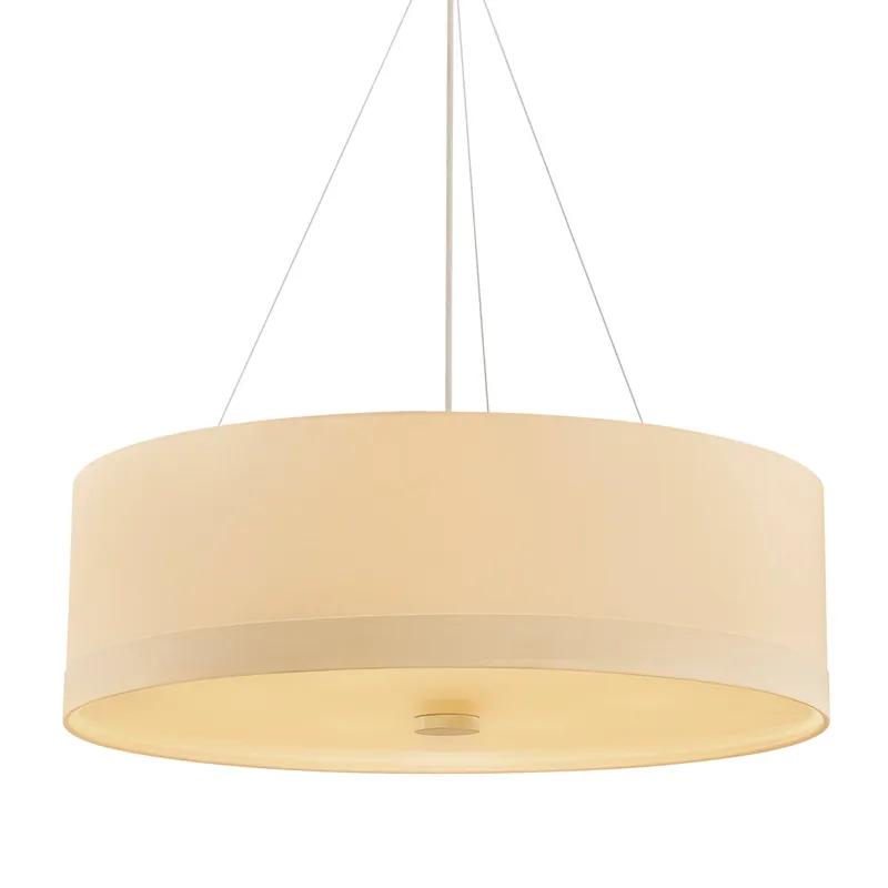 Ashland 6-Light Pendant in Aged Brass 32W x 10.25H — Foundry Lighting LED Pendant Lights 32.0W 