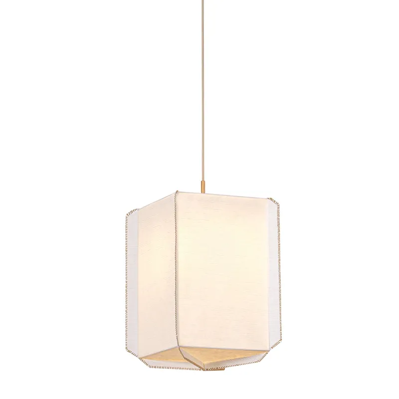 Louise 1-Light Pendant in Patina Gold Leaf by Augusta Hoffman 13L x 13W x 20.25H — Foundry Lighting LED Pendant Lights 13.0W 