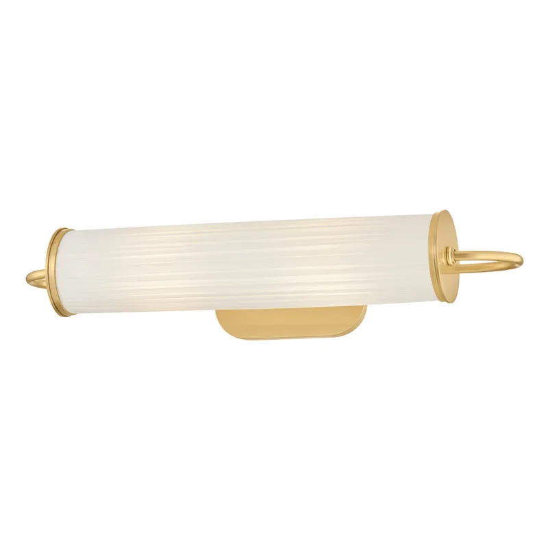 Elaine 2-Light Picture Light in Aged Brass by Augusta Hoffman 21W x 4.75H — Foundry Lighting LED General Lighting 21.0W 