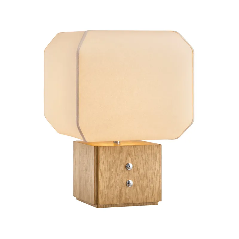 Brice 1-Light Table Lamp in Polished Nickel by Augusta Hoffman 13.5L x 13.5W x 19.5H — Foundry Lighting LED General Lighting 13.5W 
