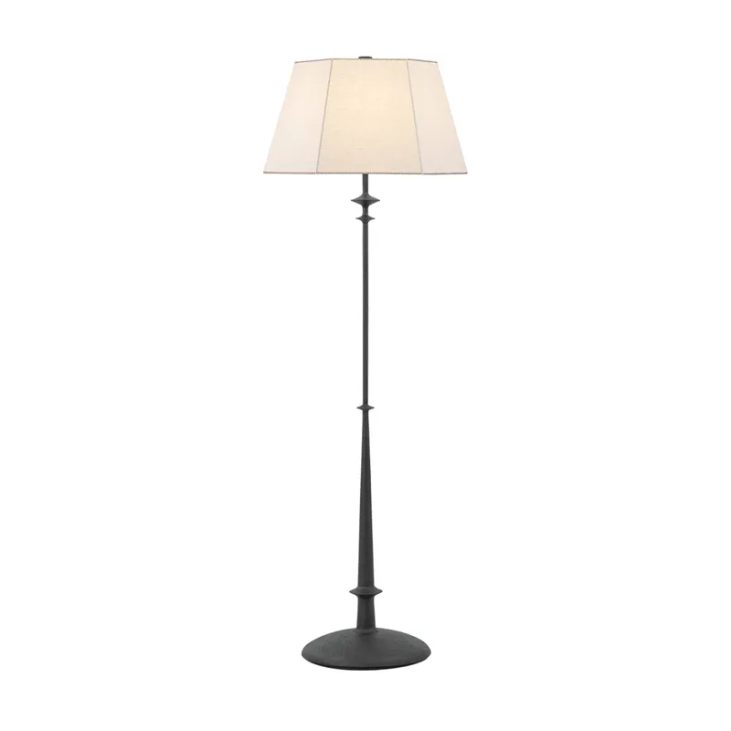 Celmins 1-Light Floor Lamp in Black Iron by Augusta Hoffman 22W x 64H — Foundry Lighting LED General Lighting 22.0W 