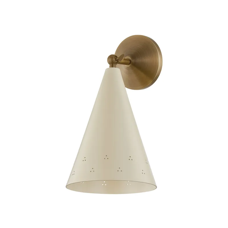 Pawley 1-Light Wall Sconce in Historic Bronze by Cortney Bishop 7W x 12.75H — Foundry Lighting LED Wall Lights 7.0W 
