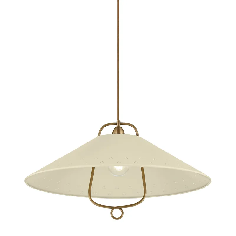 Pawley 1-Light Pendant in Historic Bronze by Cortney Bishop 23.5W x 13H — Foundry Lighting LED Pendant Lights 23.5W 