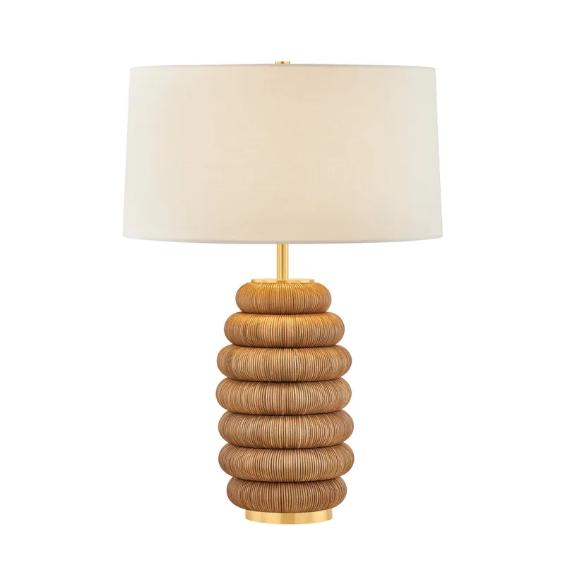 Winbrook 1-Light Table Lamp in Aged Brass 20W x 27.75H — Foundry Lighting LED General Lighting 20.0W 